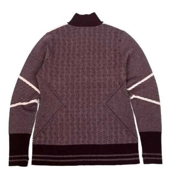 Smartwool Women's Purple Dacono Merino Wool 1/2 Zip Sweater -Size M Medium - Picture 6 of 6